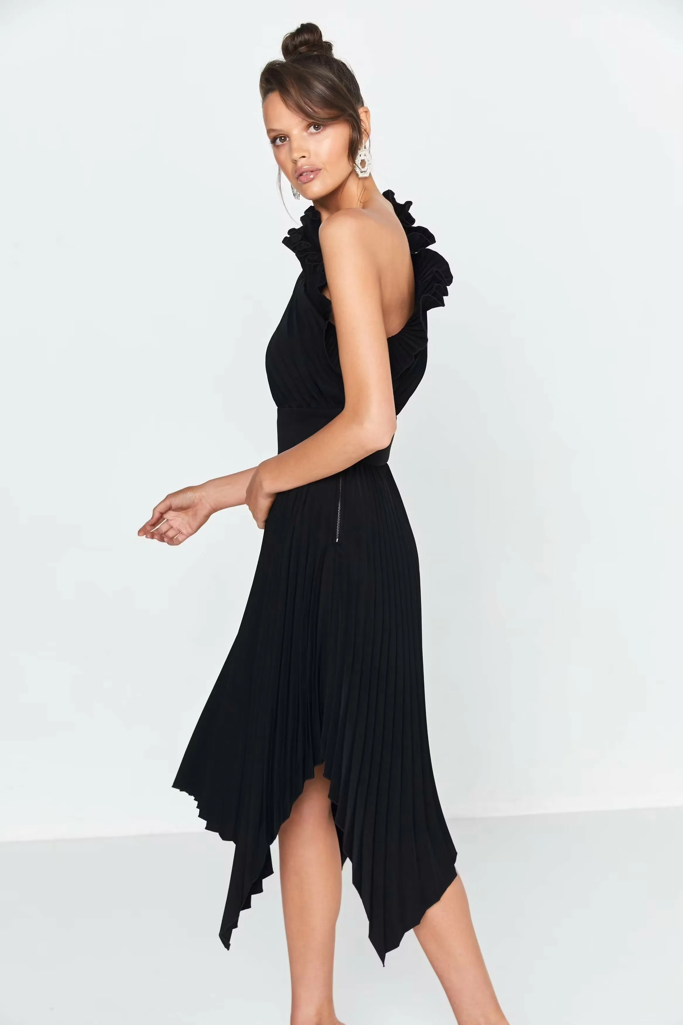 Mossman Lady like Dress Black Size 8