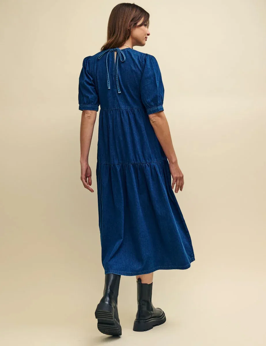 Nobody's Child Rochelle Denim midi dress