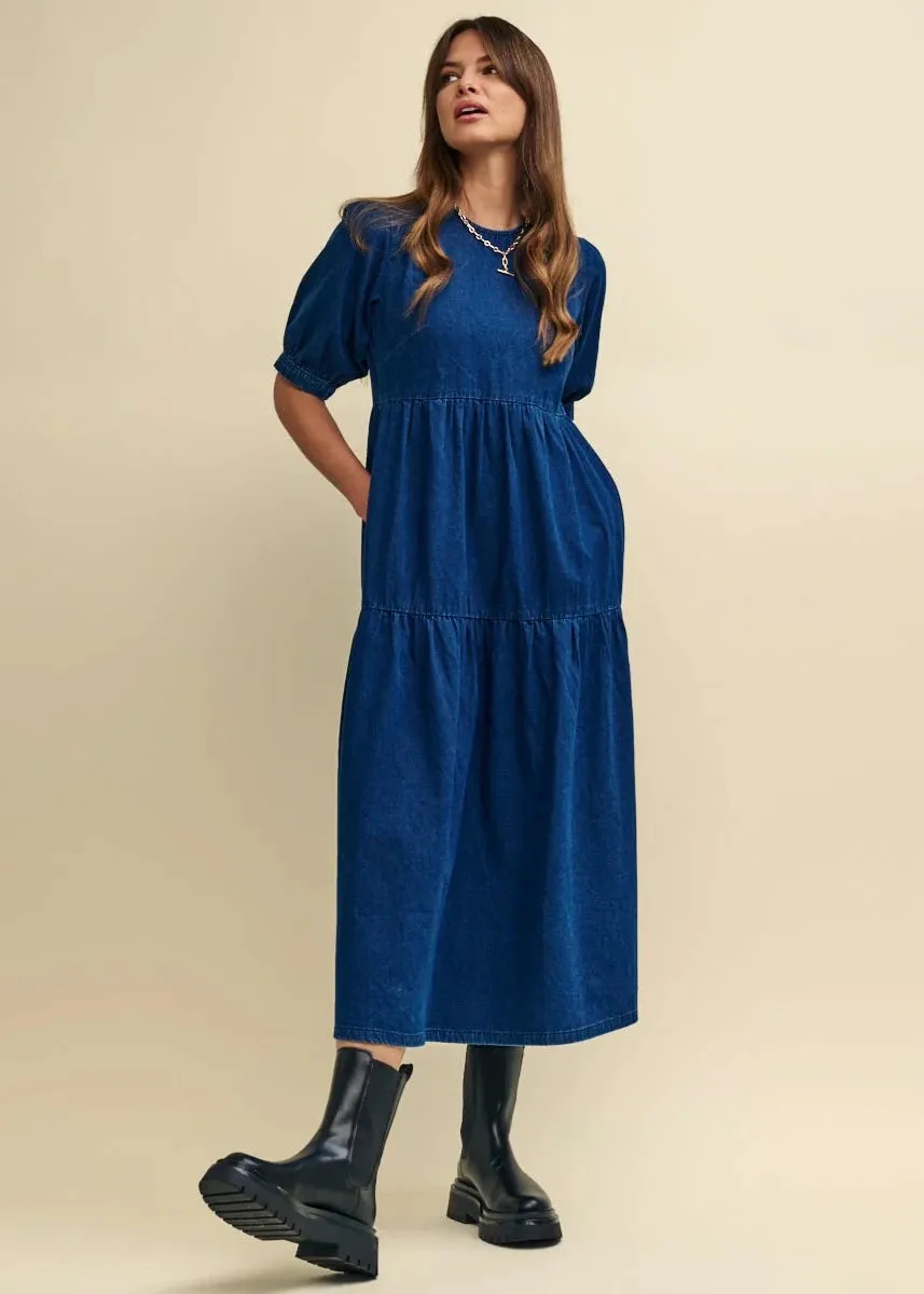 Nobody's Child Rochelle Denim midi dress