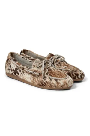 Pavement - Ballerina Loafers - Marin Pony - Beige combo