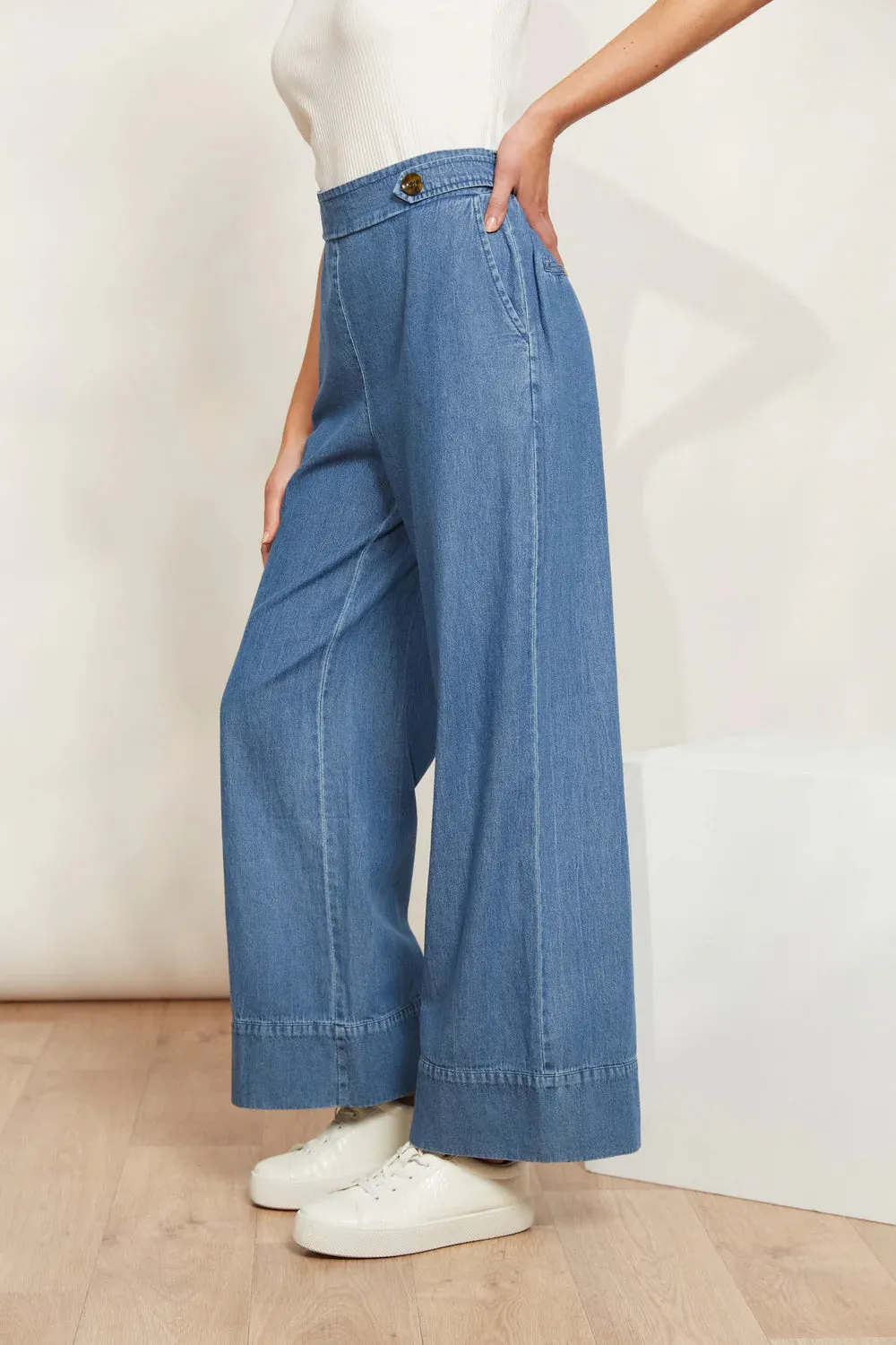 Playa Pant - Denim - Eb&Ive