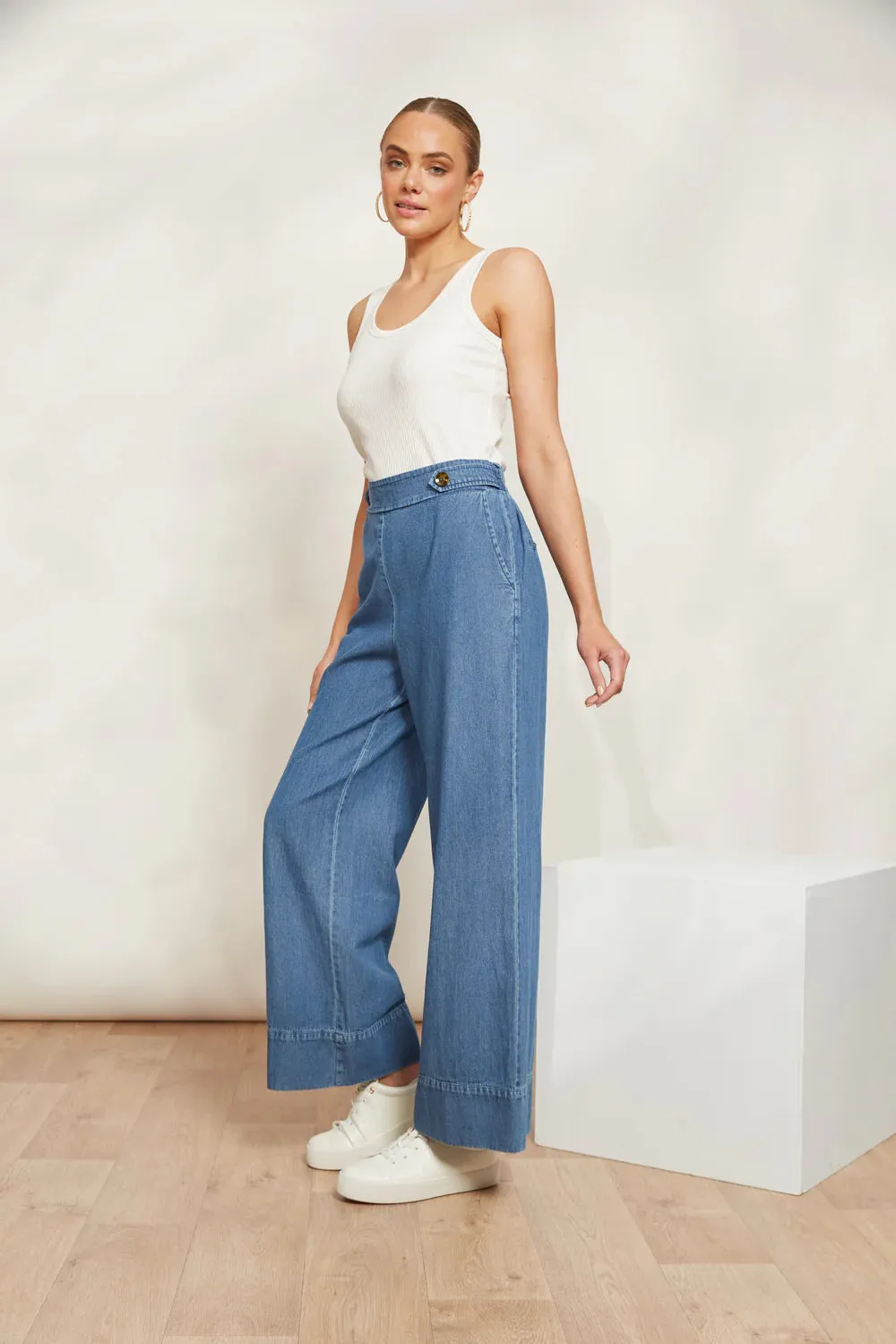 Playa Pant - Denim - Eb&Ive