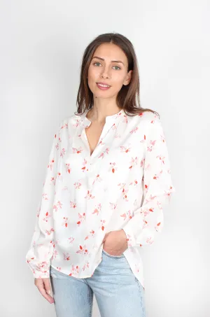 Primrose Park London Sandy pixie-print silk shirt