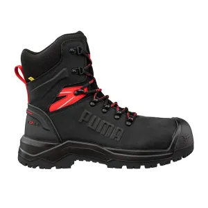 Puma Black Iron HD 8″ Fibreglass Toe Cap Zip Sided Lace Up Safety Boot With Scuff Cap (632777)(Pre Order)