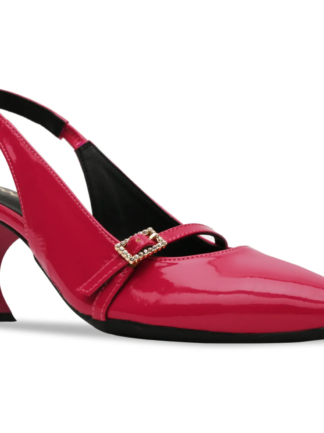 Rocia By Regal Pink Women High Heel Sling Back Pumps
