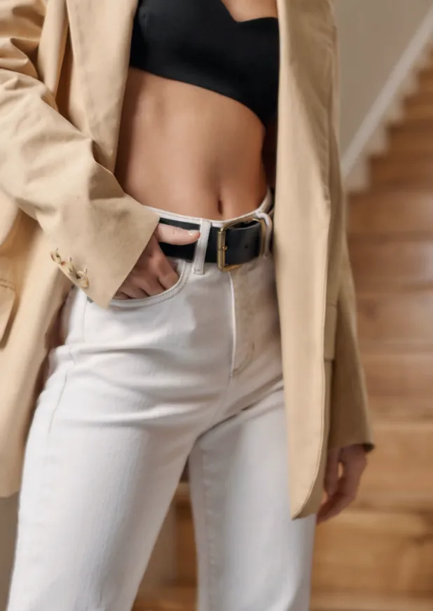 Salome Jeans Off White Denim