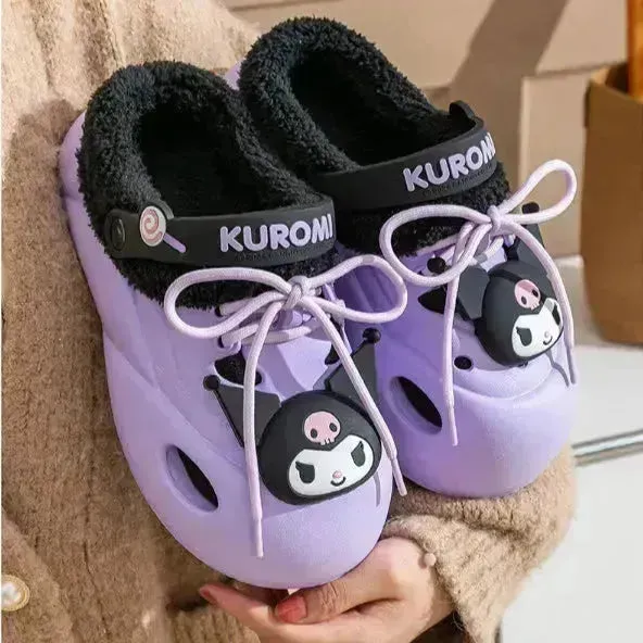 Sanrio Winter Warm Plush Clogs