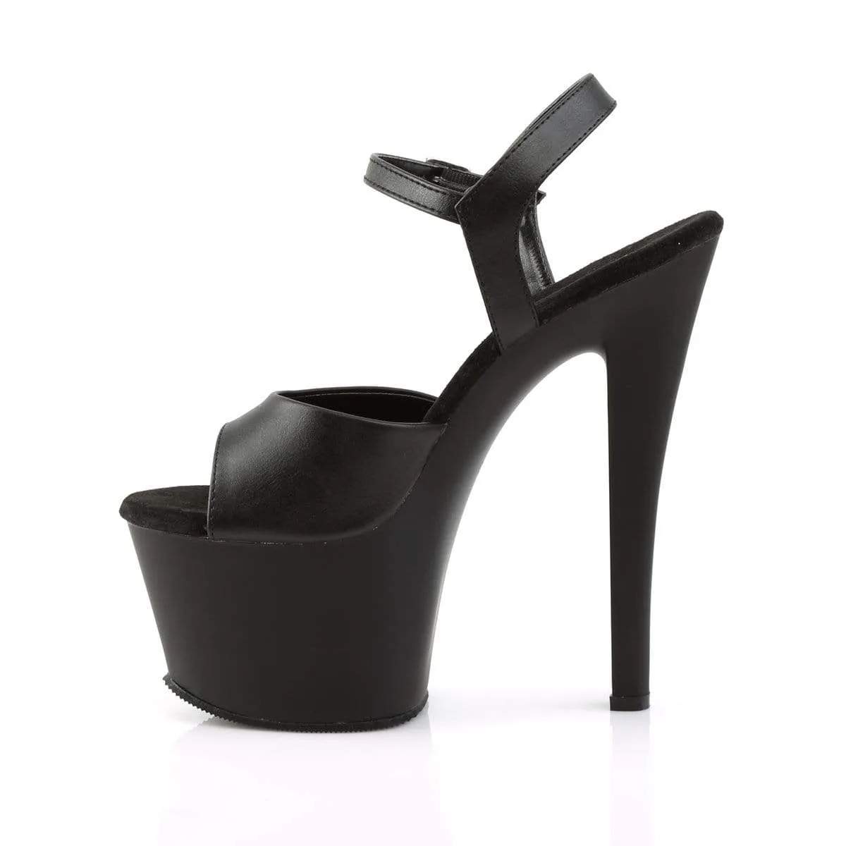 Sky 309 Black Faux Leather