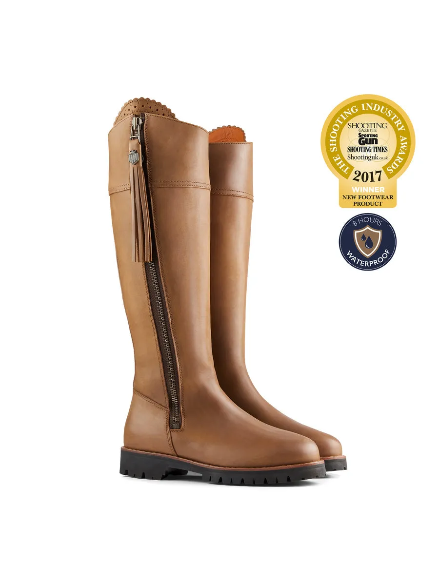 The Explorer Women's Waterproof Boot - Oak Leather, Narrow Calf