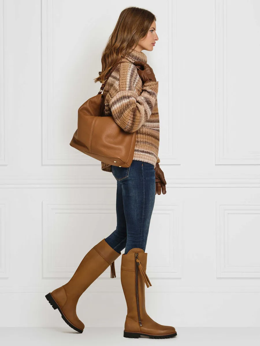 The Explorer Women's Waterproof Boot - Oak Leather, Narrow Calf