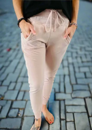 THE ULTIMATE PETAL PINK JOGGERS