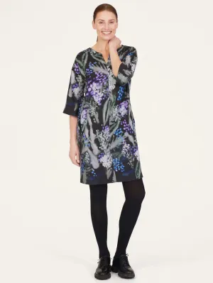Thought Sylva Tencel™ Crepe Shift Dress Black