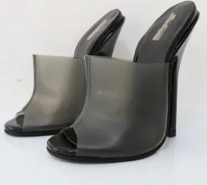 Translucent Round Toe High Heels Shoes