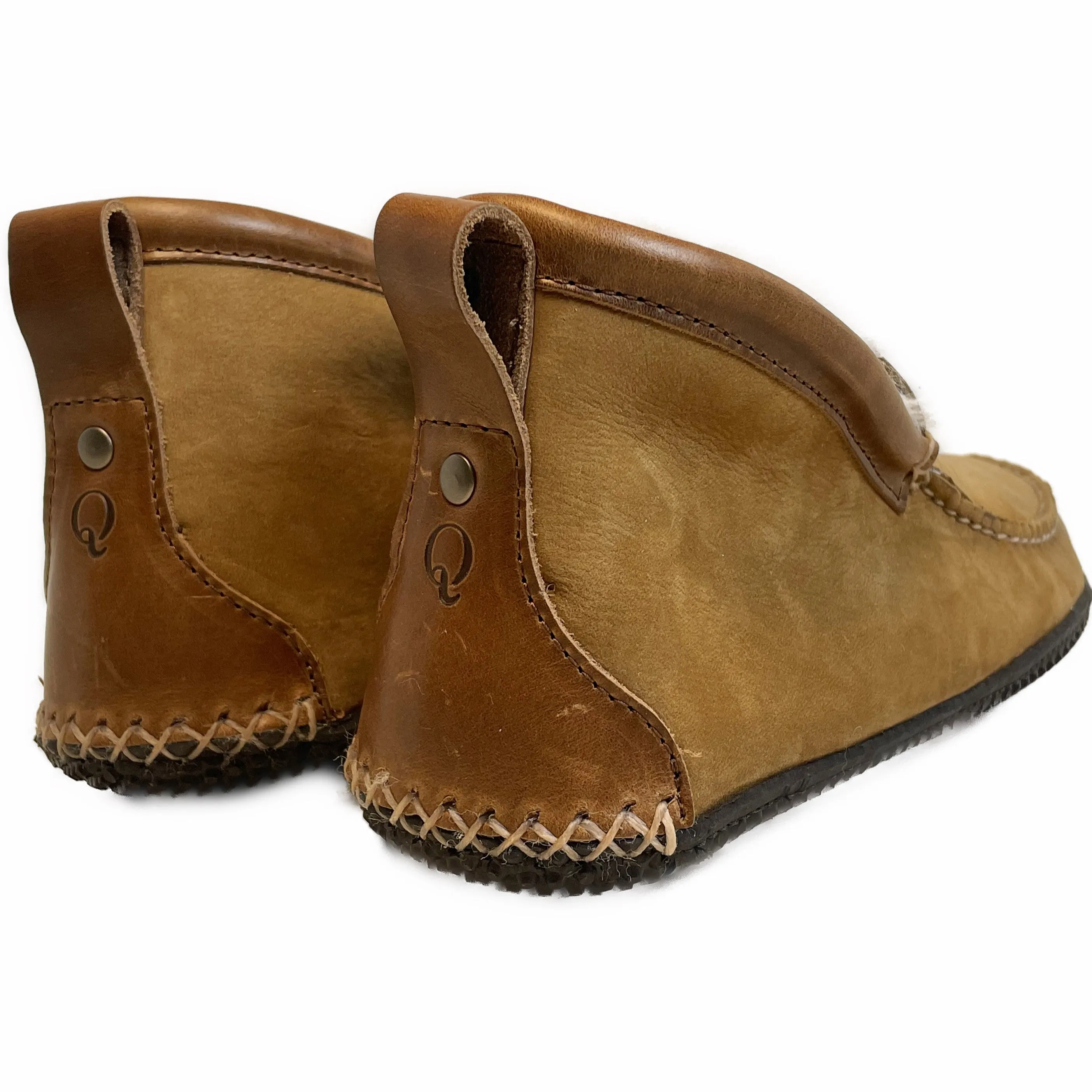 Women’s LE Dorm Boot Slipper: Camel Nubuck