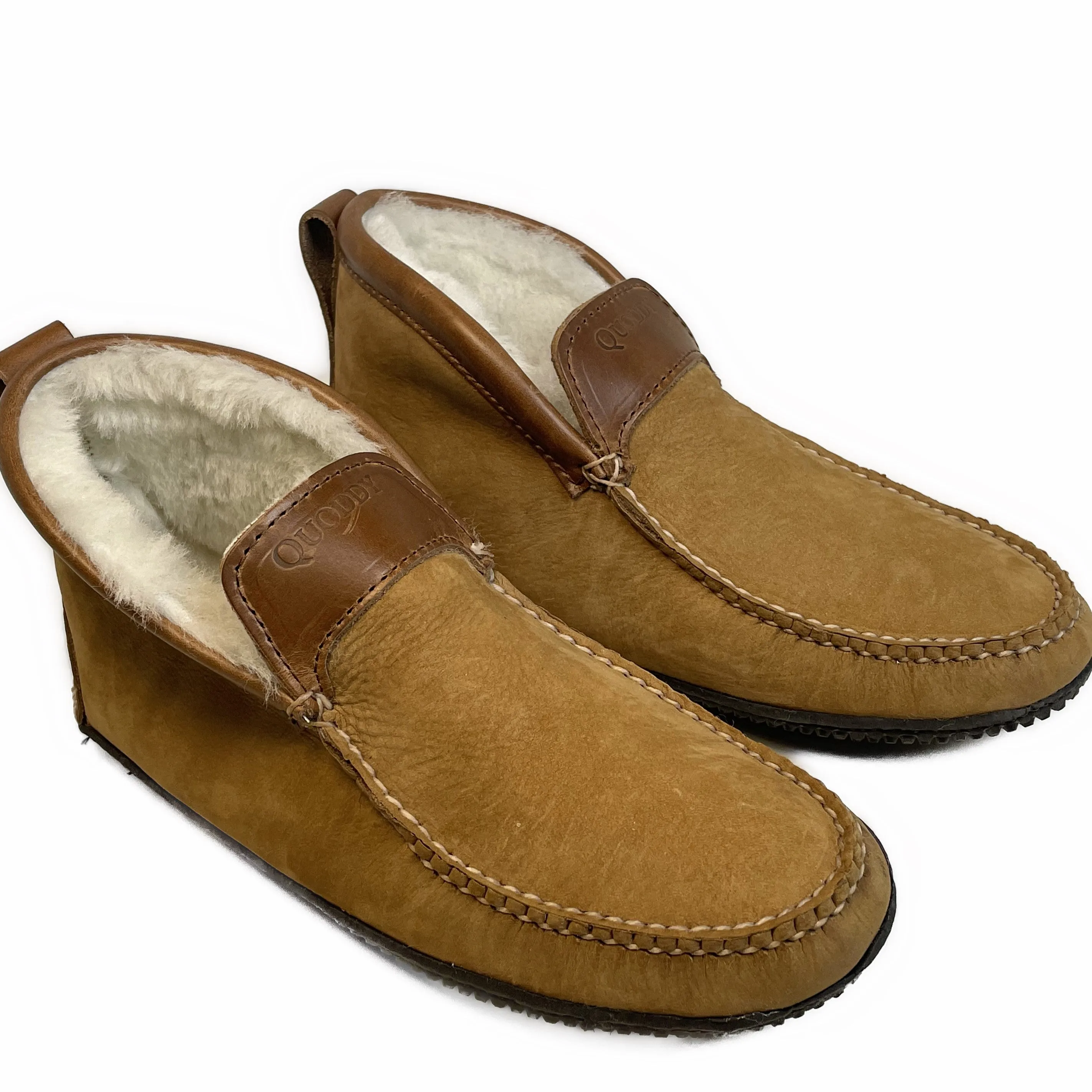 Women’s LE Dorm Boot Slipper: Camel Nubuck