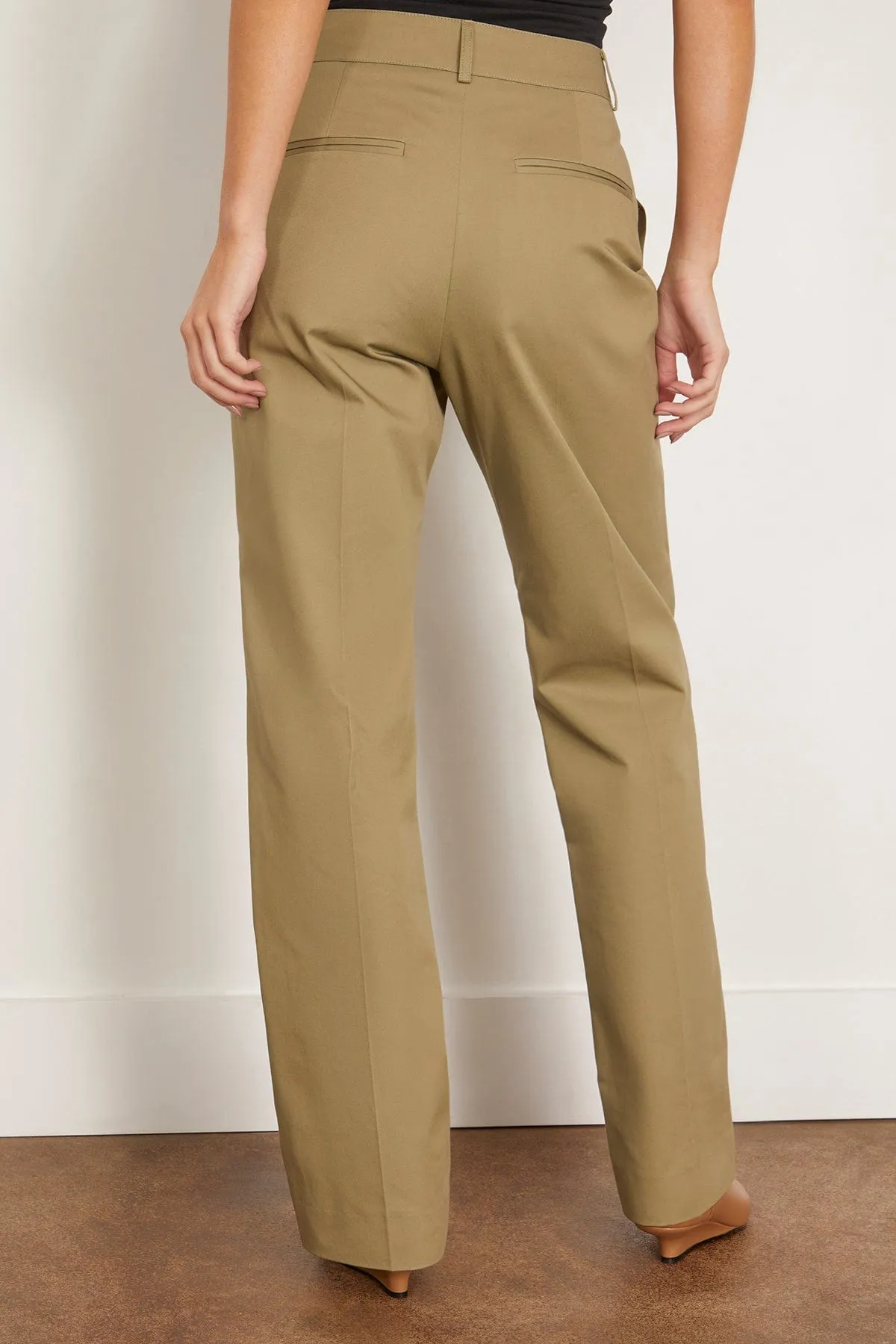 Worker Organic Cotton Trouser in Lime