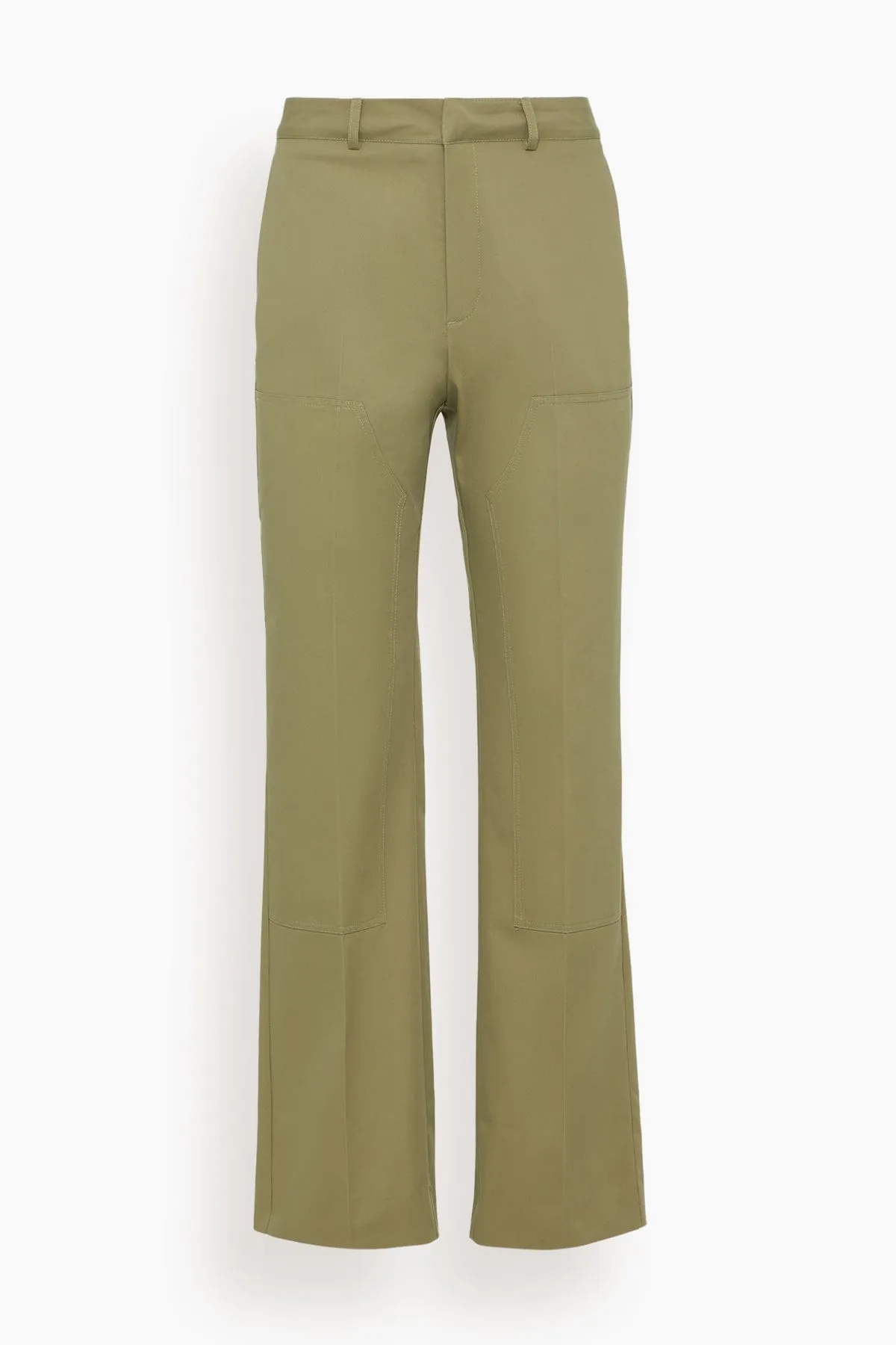 Worker Organic Cotton Trouser in Lime