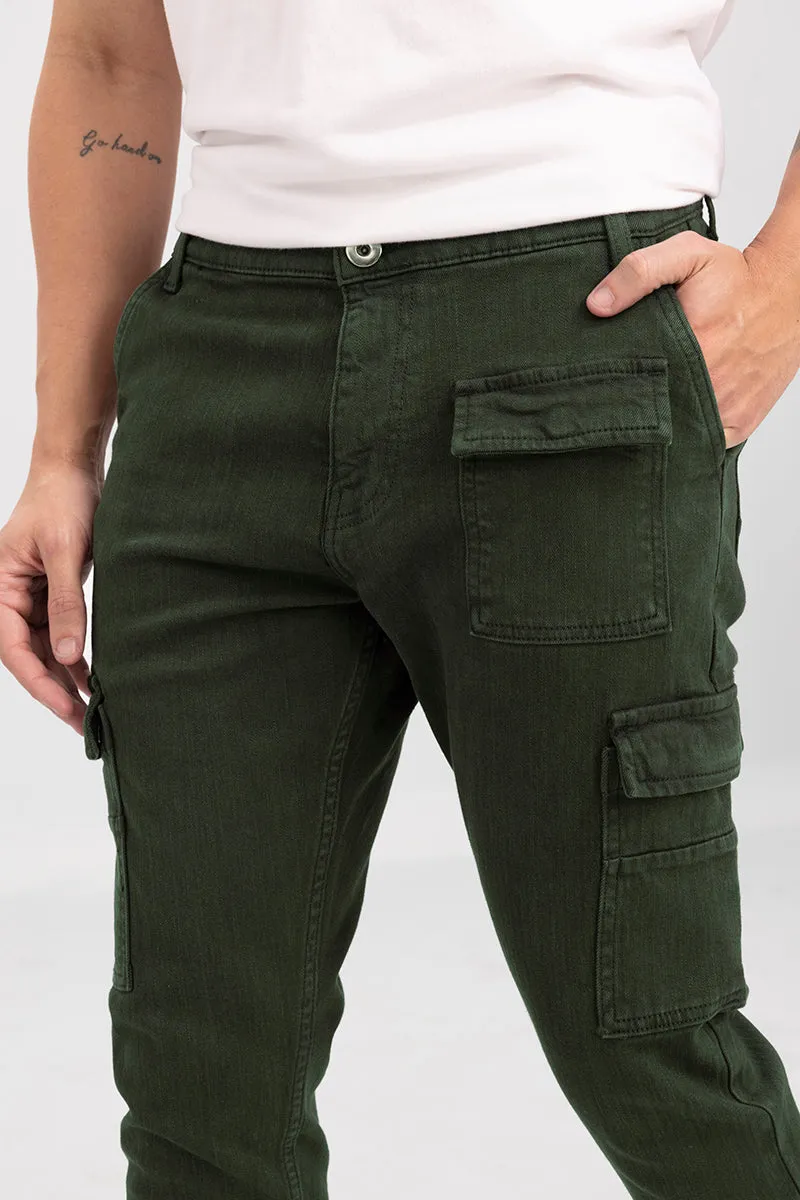 Xavie Olive Cargo Jeans